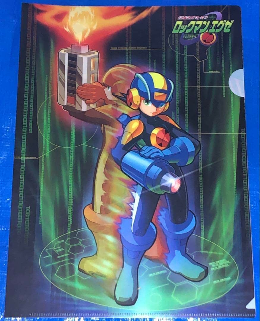 ロックマン20周年記念商品ロックマンエグゼ　流星のロックマン　A4クリアファイル ロックマン20周年記念商品ロックマンエグゼ 流星のロックマン A4